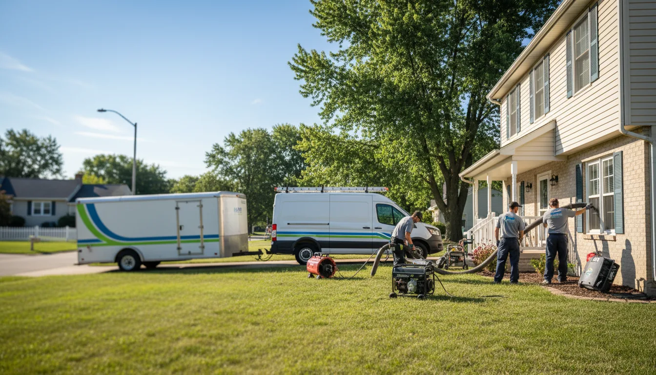 Flooded Basement Restoration And Cleanup With Repair in Basehor, KS near me